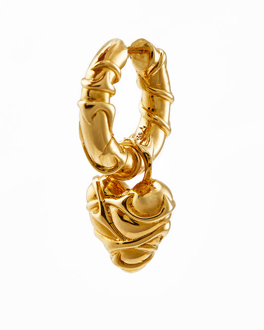 WILD THORN HOOP & CHARM