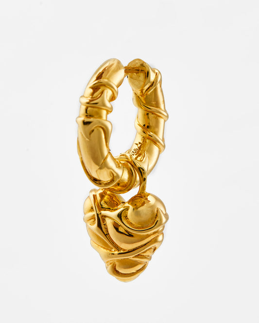 WILD THORN HOOP & CHARM