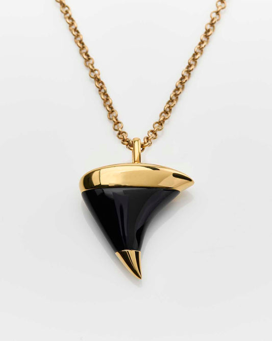 BLACK THORN NECKLACE