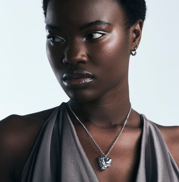 WILD THORN HEART LOCKET - Large Necklace