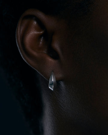 EDGE OF NATURE HUGGIE - Mini Hoop Earring