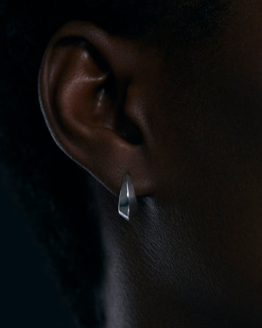 EDGE OF NATURE HUGGIE - Mini Hoop Earring