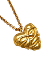 WILD THORN HEART LOCKET GOLD VERMEIL- Large Pendant