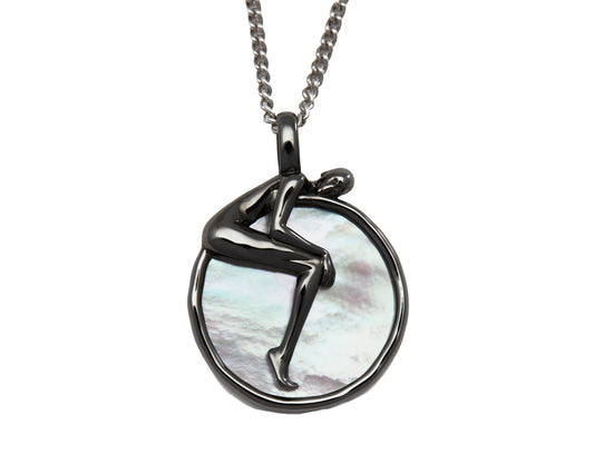SOUL OF THE MOON PENDANT - Mother of pearl necklace