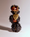 WILD THORN HEART LOCKET GOLD VERMEIL- Large Pendant