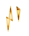 IGNITE CITRINE SPARK EARRING – Gold Vermeil Half-Bolt