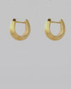 EDGE HUGGIE GOLD VERMEIL- Mini Hoop Earring